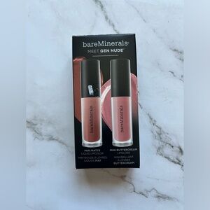 BareMinerals Meet Gen Nude Mini Matte Liquid Lip & Buttercream
Lipgloss Duo
